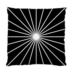 Ray White Black Line Space Standard Cushion Case (two Sides) by Mariart