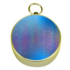 Rain Star Planet Galaxy Blue Sky Purple Blue Gold Compasses by Mariart