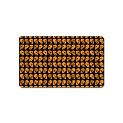 Halloween Color Skull Heads Magnet (name Card) by iCreate