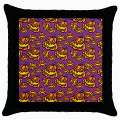 1pattern Halloween Colorfuljack Icreate Throw Pillow Case (black) by iCreate
