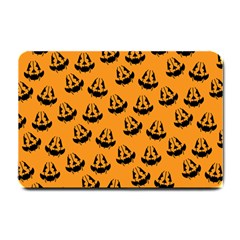 Halloween Jackolantern Pumpkins Icreate Small Doormat  by iCreate