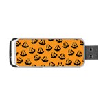 Halloween Jackolantern Pumpkins iCreate Portable USB Flash (Two Sides) Back