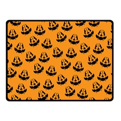 Halloween Jackolantern Pumpkins Icreate Double Sided Fleece Blanket (small)  by iCreate