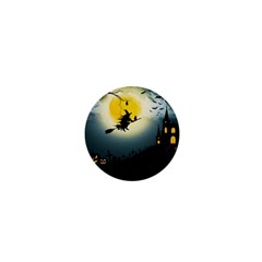 Halloween Landscape 1  Mini Magnets by Valentinaart