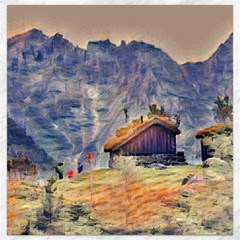 Impressionism Canvas 12  X 12   by NouveauDesign