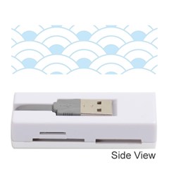 Blue,white,shell,pattern Memory Card Reader (stick)  by NouveauDesign