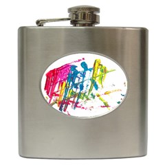No 128 Hip Flask (6 Oz) by AdisaArtDesign