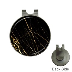 Black Marble Hat Clips With Golf Markers by NouveauDesign