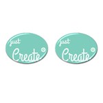 Bloem Logomakr 9f5bze Cufflinks (Oval) Front(Pair)
