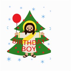 Jesus - Christmas Large Garden Flag (two Sides) by Valentinaart