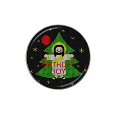Jesus - Christmas Hat Clip Ball Marker by Valentinaart