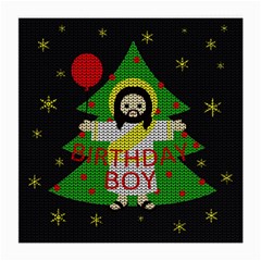Jesus - Christmas Medium Glasses Cloth by Valentinaart