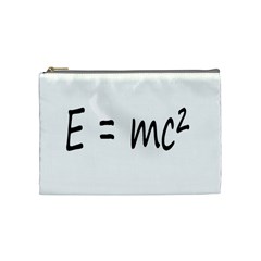 E=mc2 Gravity Formula Physics Cosmetic Bag (medium)  by picsaspassion