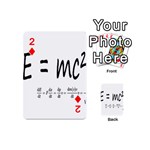E=mc2 formula physics relativity Playing Cards 54 (Mini)  Front - Diamond2