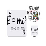 E=mc2 formula physics relativity Playing Cards 54 (Mini)  Front - ClubK