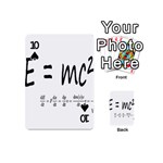 E=mc2 formula physics relativity Playing Cards 54 (Mini)  Front - Spade10