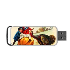 Vintage Thanksgiving Portable Usb Flash (one Side) by Valentinaart