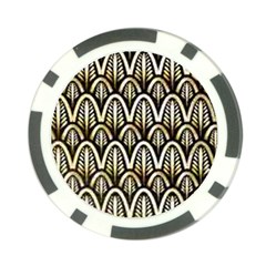 Art Deco Poker Chip Card Guard (10 Pack) by NouveauDesign