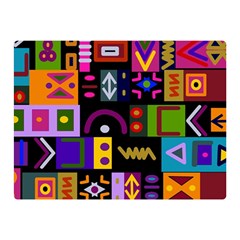Abstract A Colorful Modern Illustration Double Sided Flano Blanket (mini)  by Celenk
