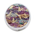 Textile Fabric Cloth Pattern 4-Port USB Hub (Two Sides)  Front