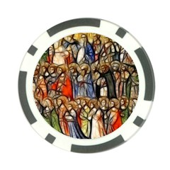 All Saints Christian Holy Faith Poker Chip Card Guard (10 Pack) by Celenk