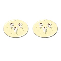 Christmas Angels  Cufflinks (oval) by Valentinaart