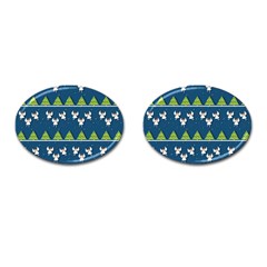 Christmas Angels  Cufflinks (oval) by Valentinaart
