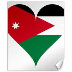 Heart Love Affection Jordan Canvas 16  X 20   by Celenk
