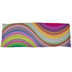 Wave Background Happy Design Body Pillow Case Dakimakura (two Sides) by Celenk