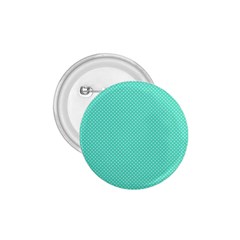 White Polkadot Hearts On Tiffany Aqua Blue  1 75  Buttons by PodArtist