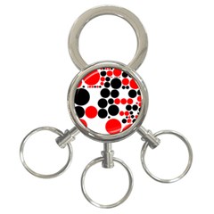 Pattern 3-ring Key Chains by gasi