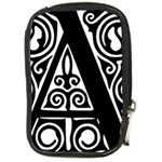 Alphabet Calligraphy Font A Letter Compact Camera Cases Front