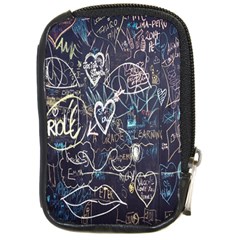 Graffiti Chalkboard Blackboard Love Compact Camera Cases by Celenk