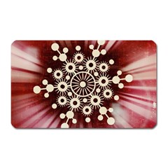Background Star Red Abstract Magnet (rectangular) by Celenk