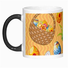 Easter Bunny And Egg Basket Morph Mugs by allthingseveryone