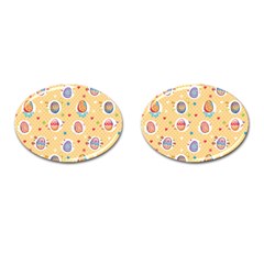 Fun Easter Eggs Cufflinks (oval) by allthingseveryone