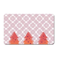 Christmas Card Elegant Magnet (rectangular) by Celenk
