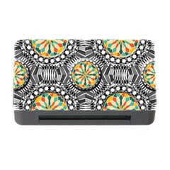 Beveled Geometric Pattern Memory Card Reader With Cf by linceazul