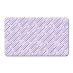 Halloween Lilac Paper Pattern Magnet (Rectangular) Front