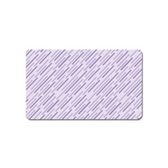 Halloween Lilac Paper Pattern Magnet (name Card) by Celenk