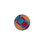 Fabric Textile Cloth Material 1  Mini Magnets Front