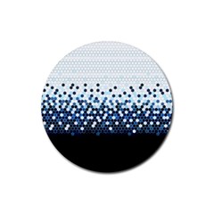 Tech Camouflage Rubber Coaster (round)  by jumpercat