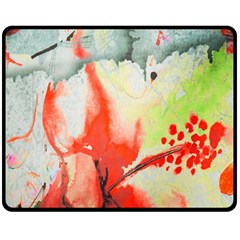 Fabric Texture Softness Textile Double Sided Fleece Blanket (medium)  by Celenk