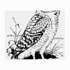 Animal Bird Forest Nature Owl Small Glasses Cloth (2-side) by Celenk