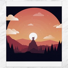 Design Art Hill Hut Landscape Canvas 20  X 24   by Celenk