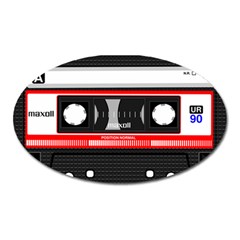 Compact Cassette Musicassette Mc Oval Magnet by Celenk