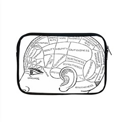 Brain Chart Diagram Face Fringe Apple Macbook Pro 15  Zipper Case by Celenk