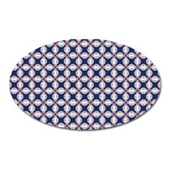 Kaleidoscope Tiles Oval Magnet by jumpercat