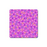 Retro Wave 2 Square Magnet Front