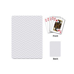 Light Chevron Playing Cards (mini)  by jumpercat